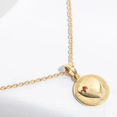 Gold Ray of Love Necklace